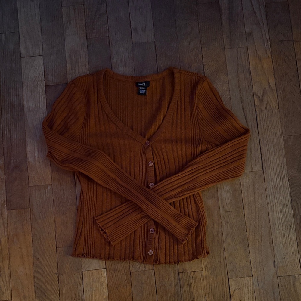 Hollister Women's Warm Brown Cardigan